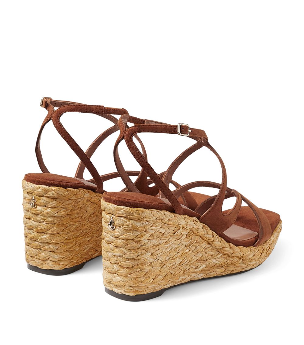 Jimmy Choo Jimmy Choo Ayla 85 Wedge Sandals