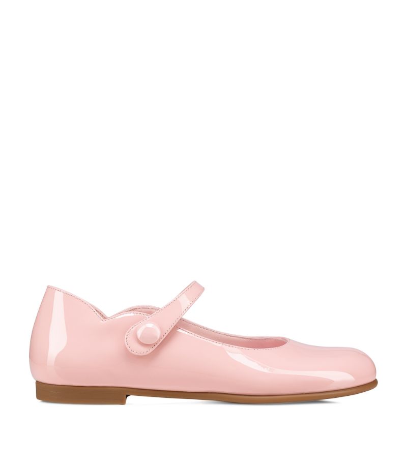 Christian Louboutin Kids Christian Louboutin Kids Melodie Chick Leather Ballet Shoes