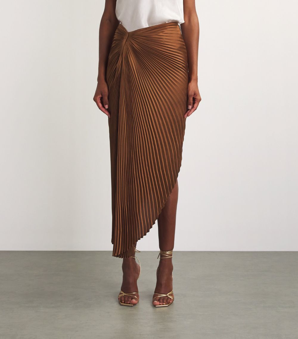 Alice + Olivia Alice + Olivia Asymmetric Pleated Odelia Skirt