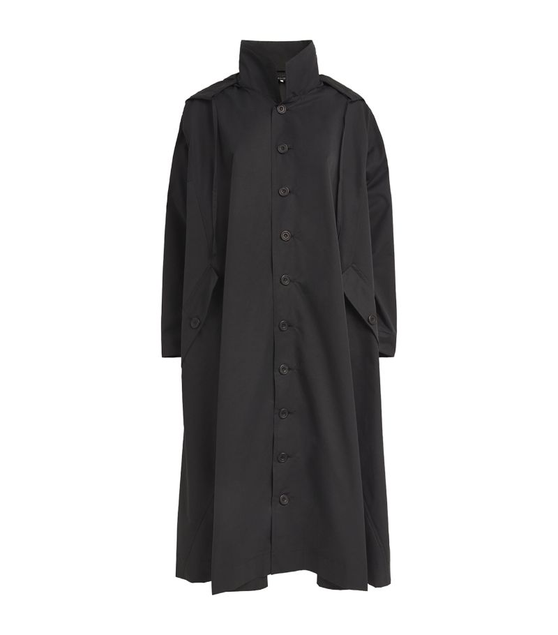 Eskandar Eskandar Cotton-Blend Caucasus Raincoat