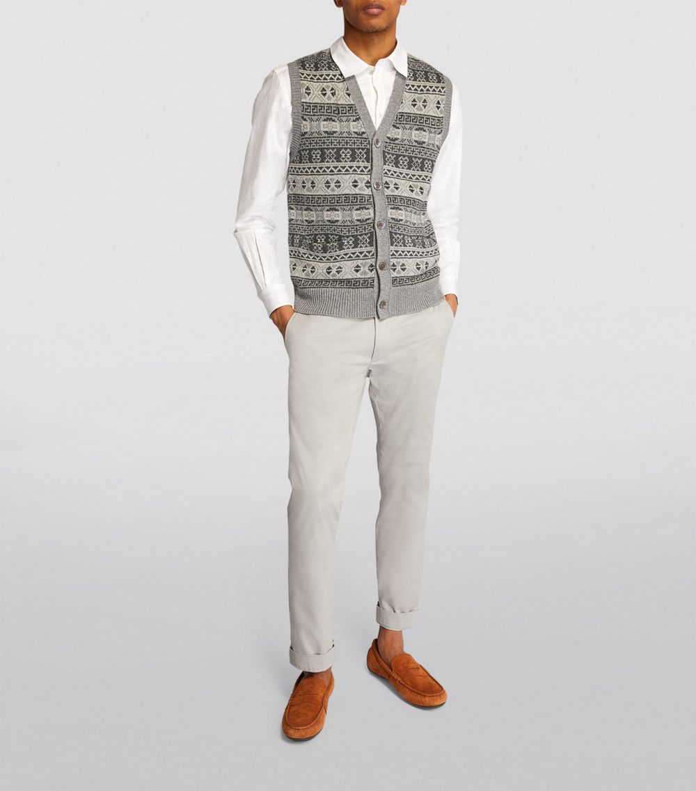 Polo Ralph Lauren Polo Ralph Lauren Cotton-Blend Knitted Vest