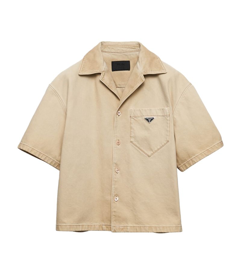 Prada Prada Cotton Short-Sleeve Shirt