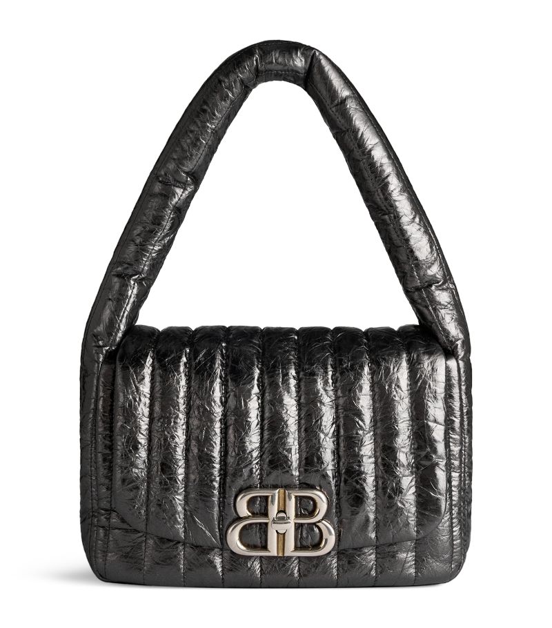 Balenciaga Balenciaga Leather Quilted Monaco Shoulder Bag