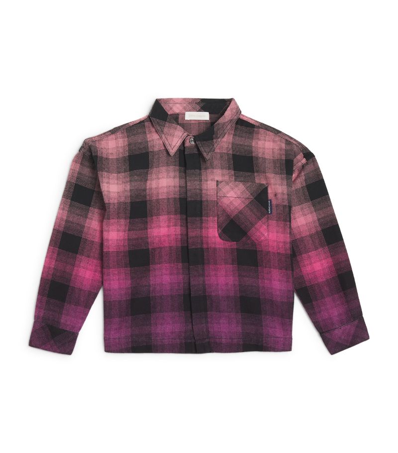 Palm Angels Kids Palm Angels Kids Cotton-Blend Check Shirt (4-12+ Years)