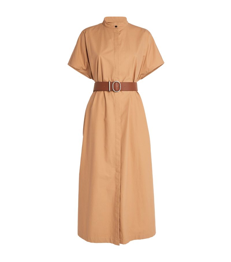 Jil Sander Jil Sander Belted Midi Dress