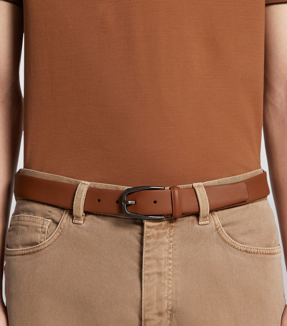 zegna Zegna Leather Belt