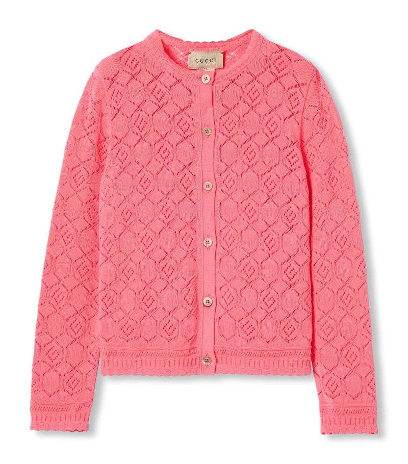 Gucci Gucci Kids Geometric G-Lace Cardigan (4-12 Years)