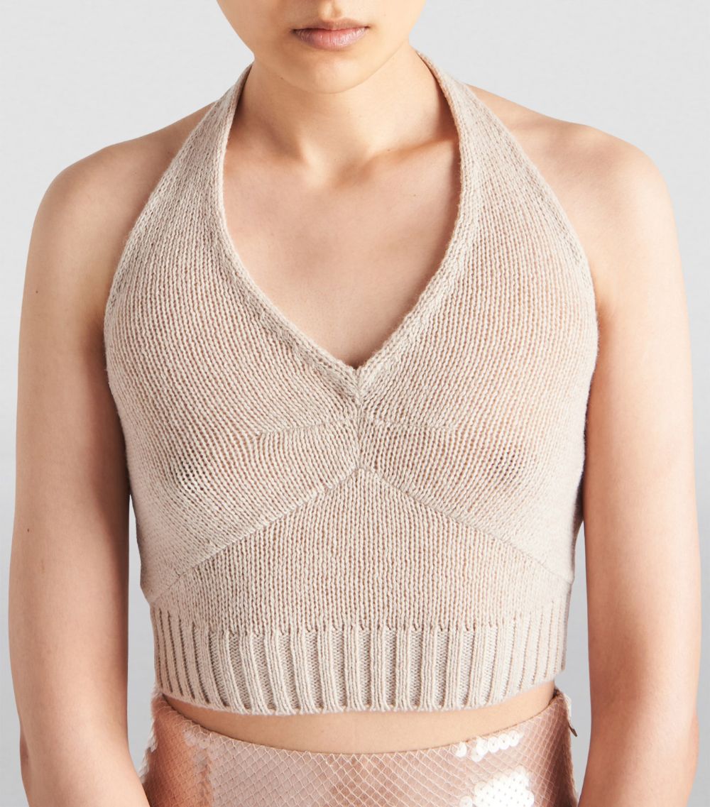 Prada Prada Wool-Cashmere Sleeveless Top