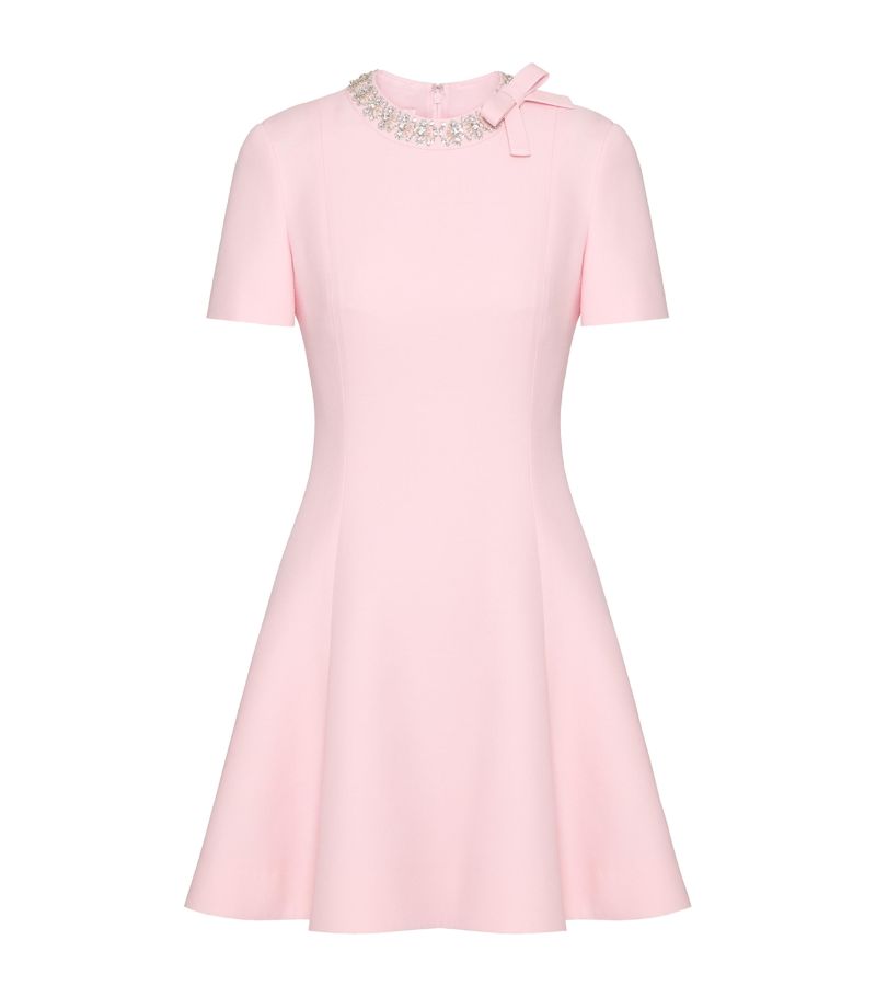 VALENTINO GARAVANI Valentino Garavani Bow-Neck Mini Dress