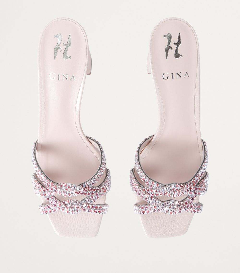 Gina Gina Leather Regina Heeled Sandals 70