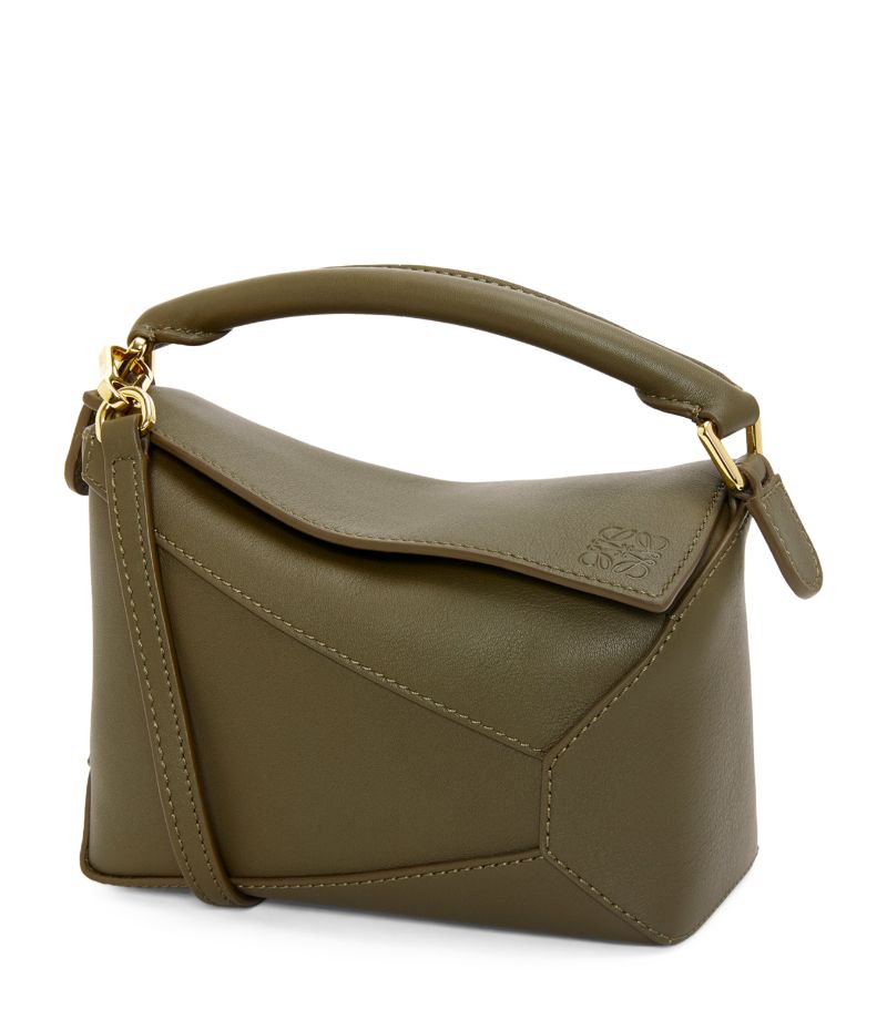 Loewe Loewe Mini Leather Puzzle Edge Top-Handle Bag