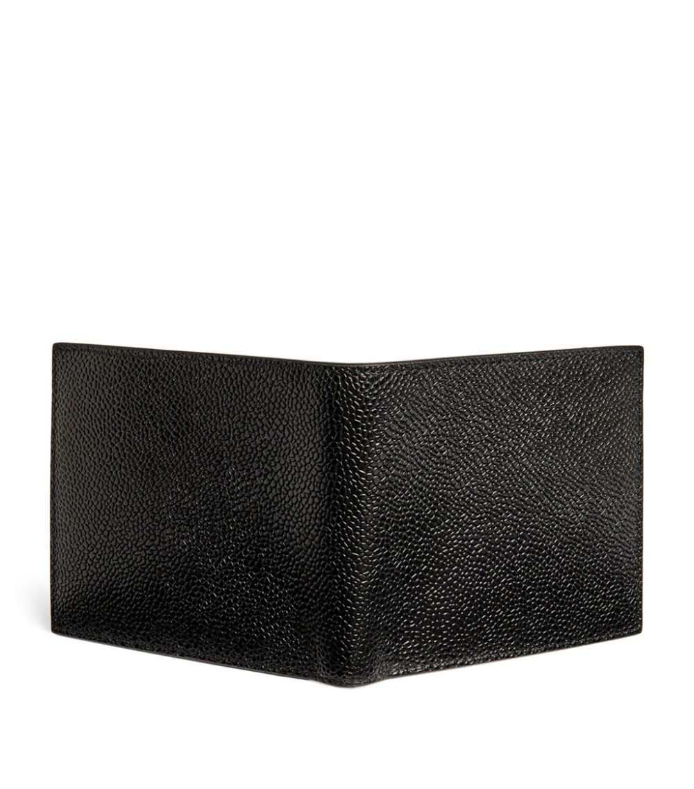 Thom Browne Thom Browne Grained Leather Bifold Wallet