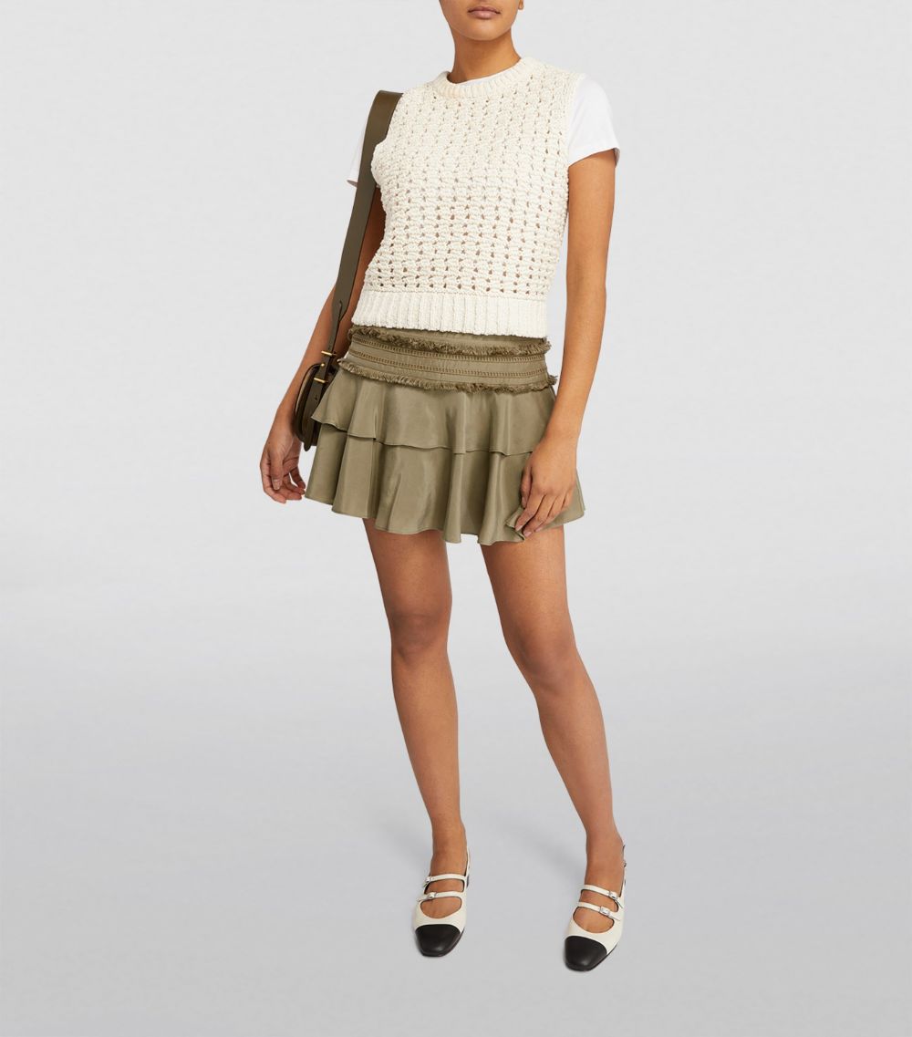 Max & Co. Max & Co. X Chufy Souvenirs Of Life Mini Skirt