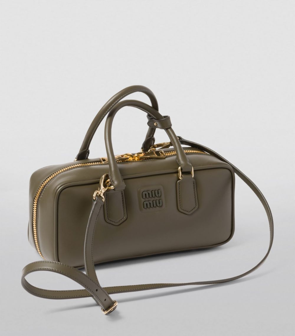 Miu Miu Miu Miu Small Nappa Leather Arcadie Top-Handle Bag