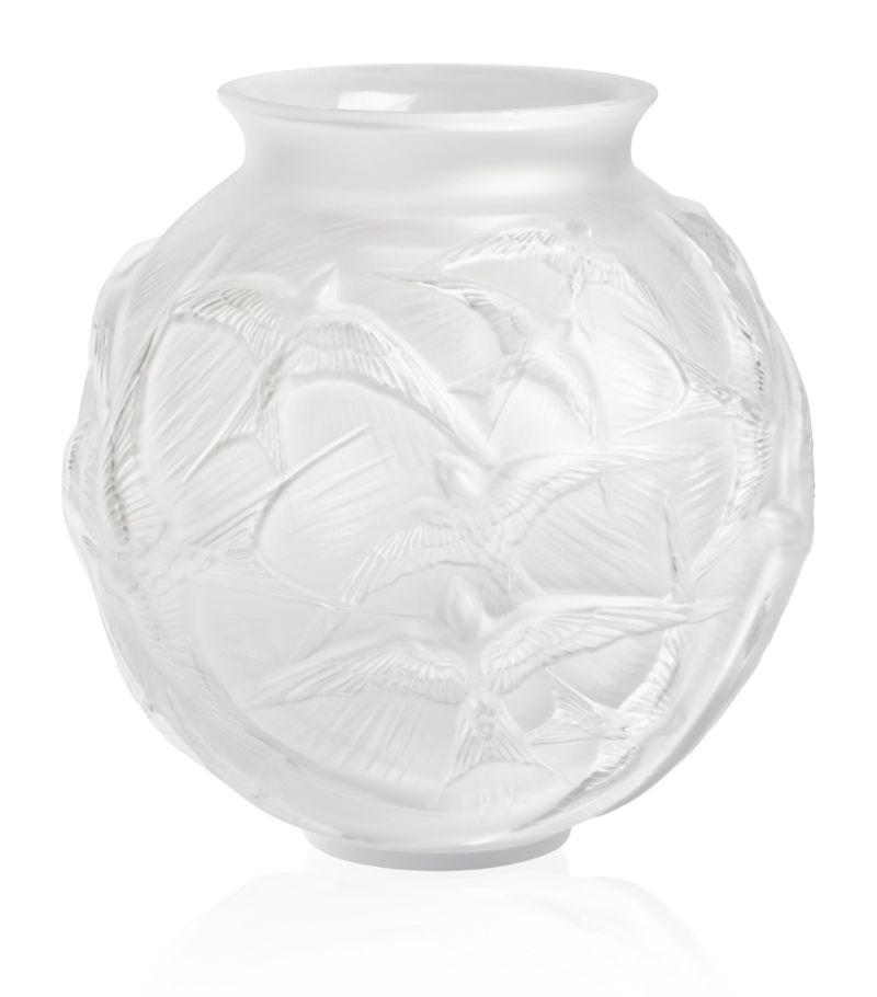 Lalique Lalique Medium Crystal Hirondelles Vase (22Cm)