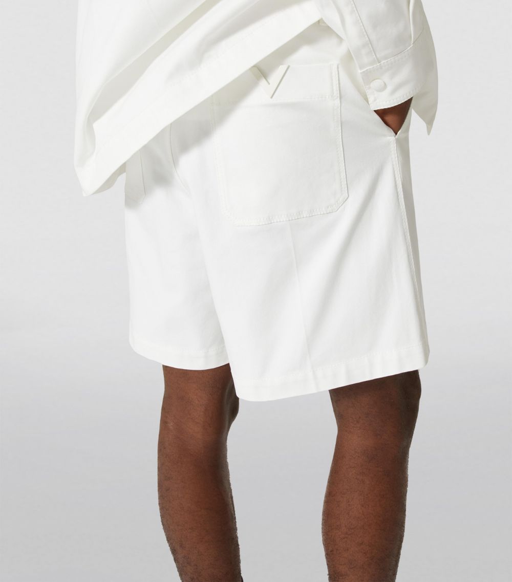 VALENTINO GARAVANI Valentino Garavani Cotton-Blend Bermuda Shorts