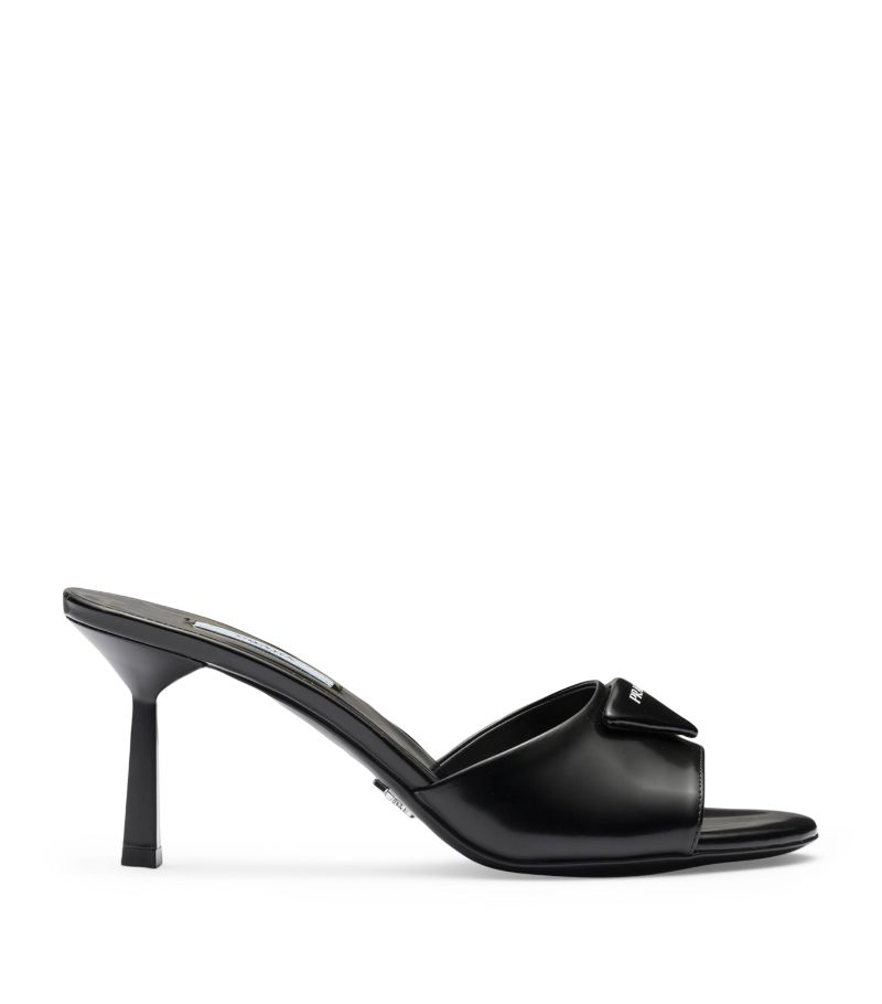 Prada Prada Brushed Leather Mules 75