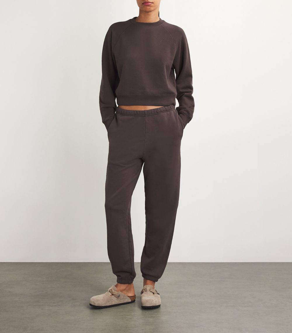 Skims Skims French Terry Cropped Sweatshirt