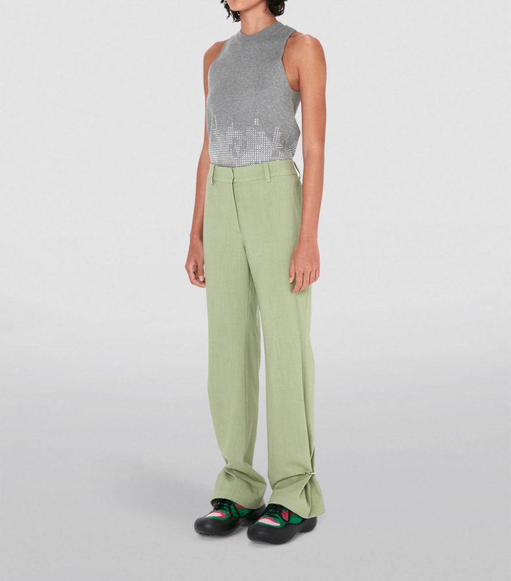 Jw Anderson Jw Anderson Wool Straight Trousers