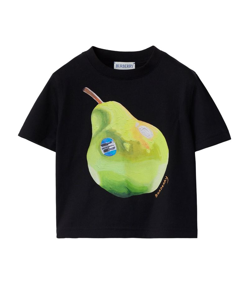 Burberry Burberry Kids Cotton Pear Print T-Shirt (6-24 Months)