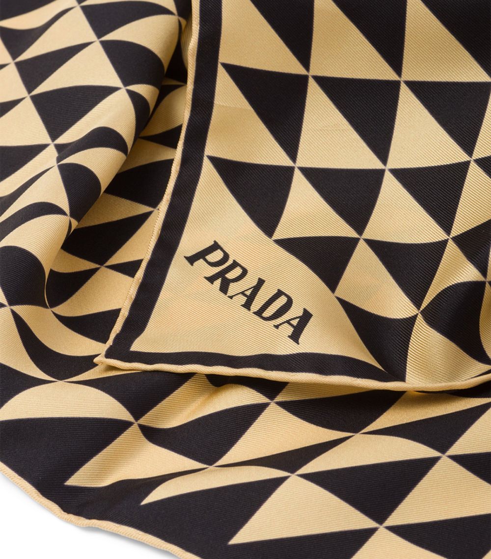 Prada Prada Silk Triangle Scarf