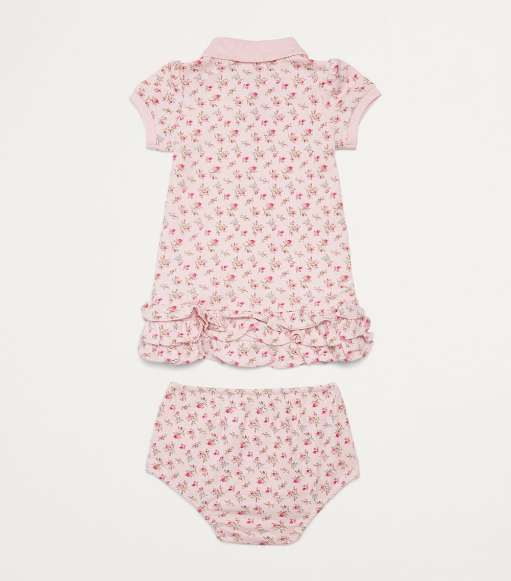 Ralph Lauren Kids Ralph Lauren Kids Cotton Floral Dress And Bloomers Set (3-24 Months)