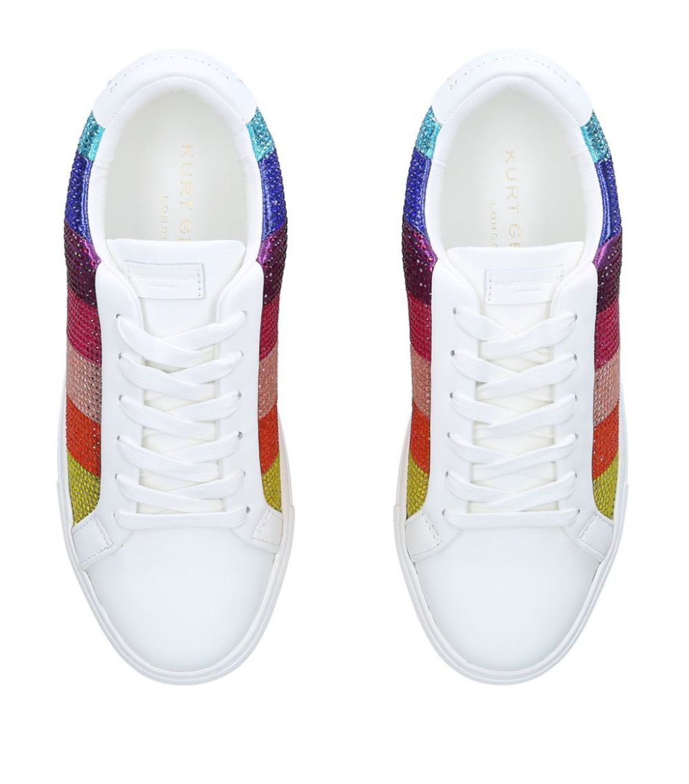 Kurt Geiger London Kurt Geiger London Leather Embellished Laney Sneakers