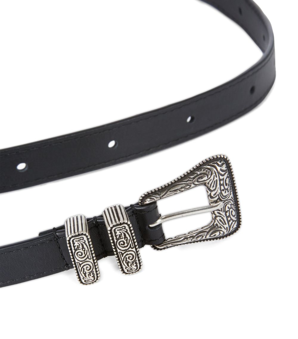 The Kooples The Kooples Thin Leather Belt