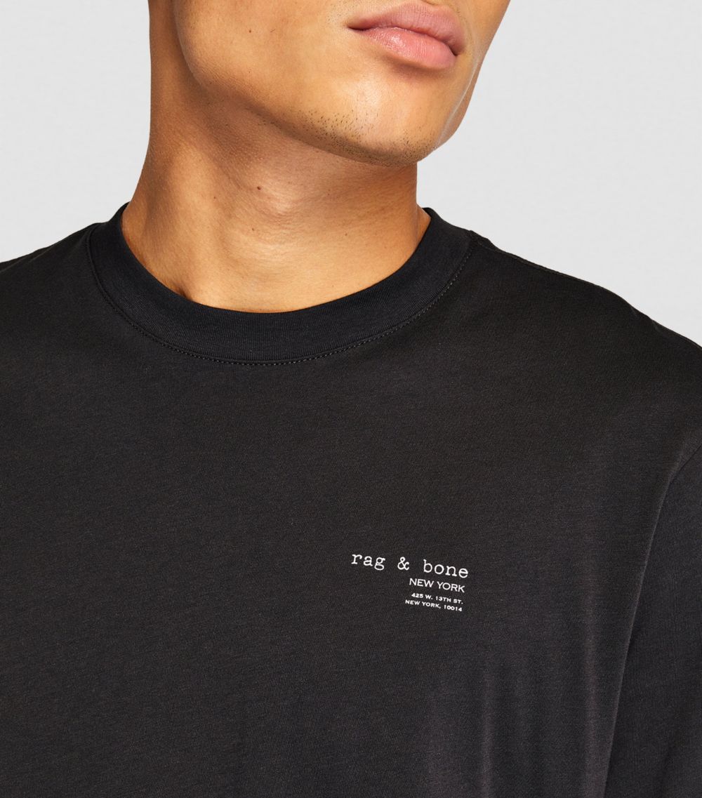 Rag & Bone Rag & Bone Cotton Mini-Logo T-Shirt