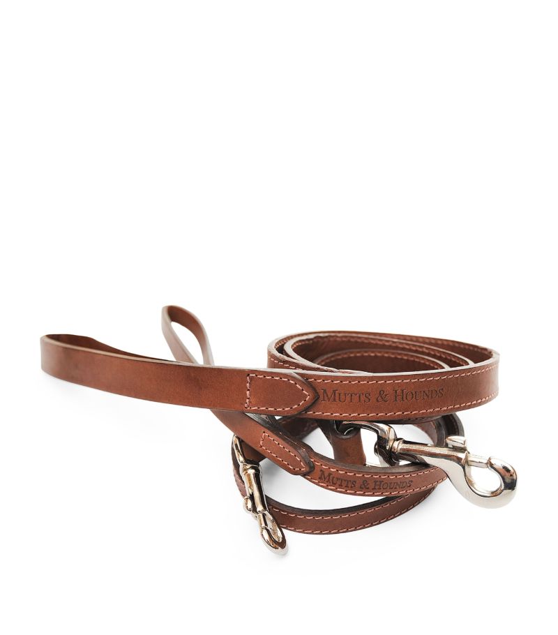 Mutts And Hounds Mutts And Hounds Leather Slim Pet Lead