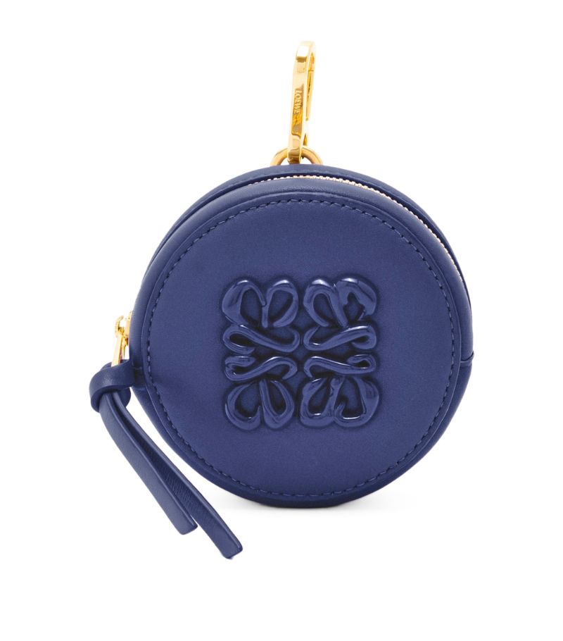 Loewe Loewe Leather Inflated Anagram Cookie Charm Purse