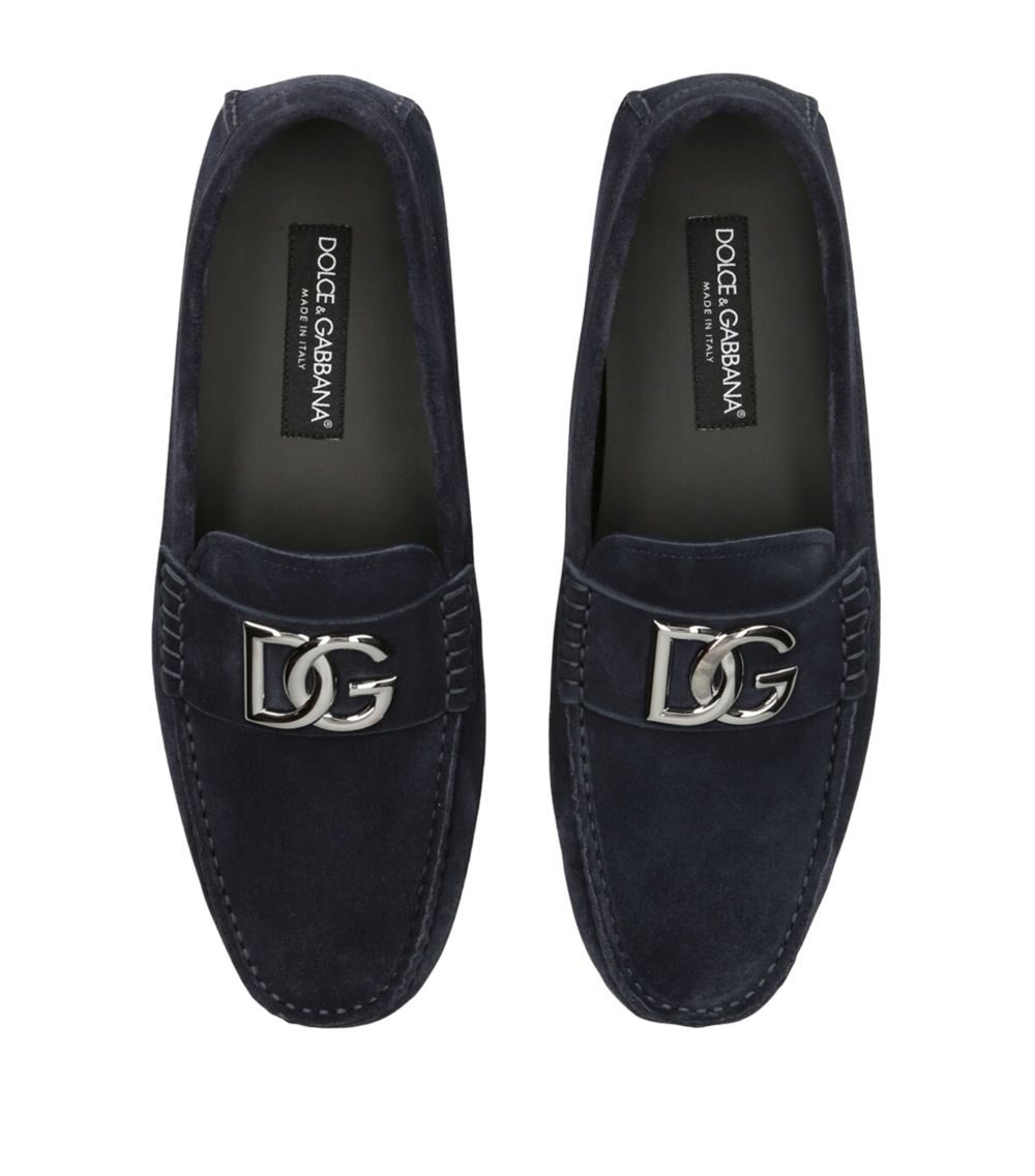 Dolce & Gabbana Dolce & Gabbana Suede Dg Driving Shoes