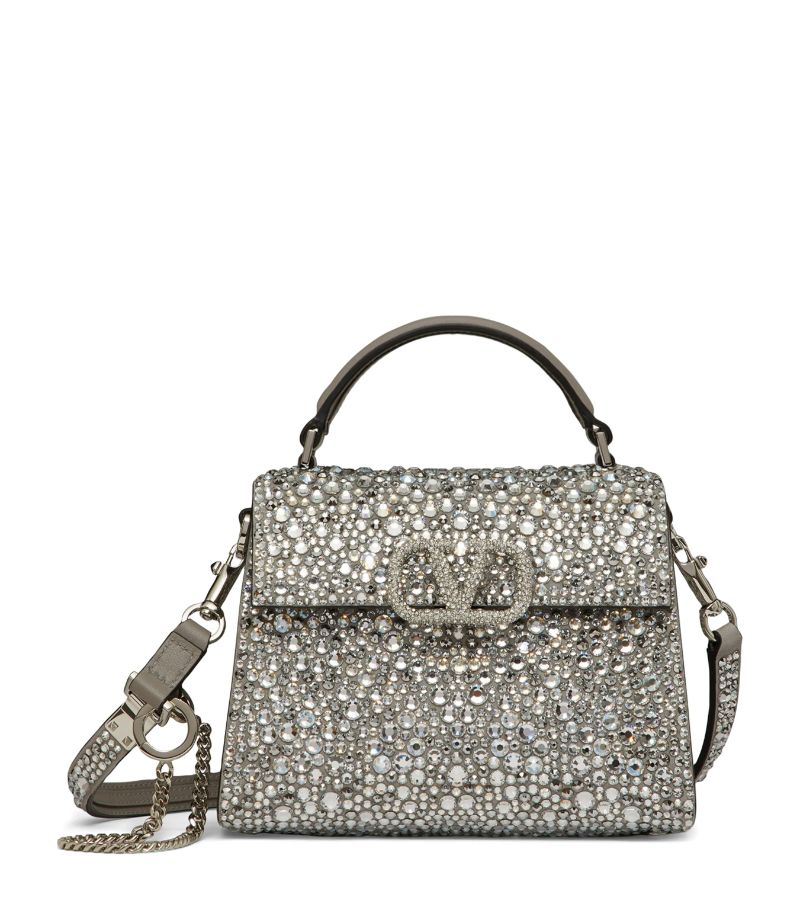 VALENTINO GARAVANI Valentino Garavani Mini Embellished Vsling Top-Handle Bag