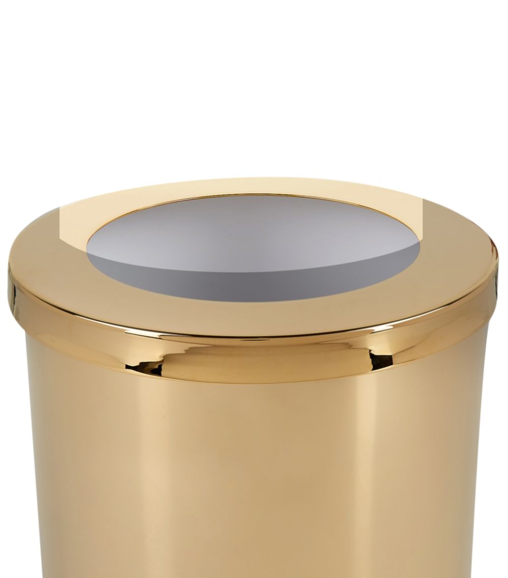 Zodiac Zodiac Cylinder Gold-Plated Bathroom Bin
