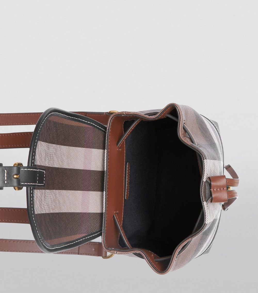 Burberry Burberry Mini Leather Check Backpack