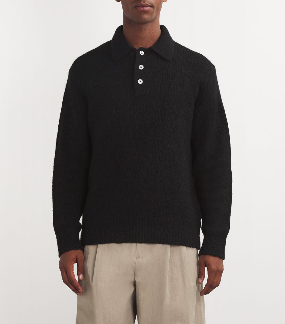 Norse Projects Norse Projects Alpaca-Blend Rasmus Polo Shirt