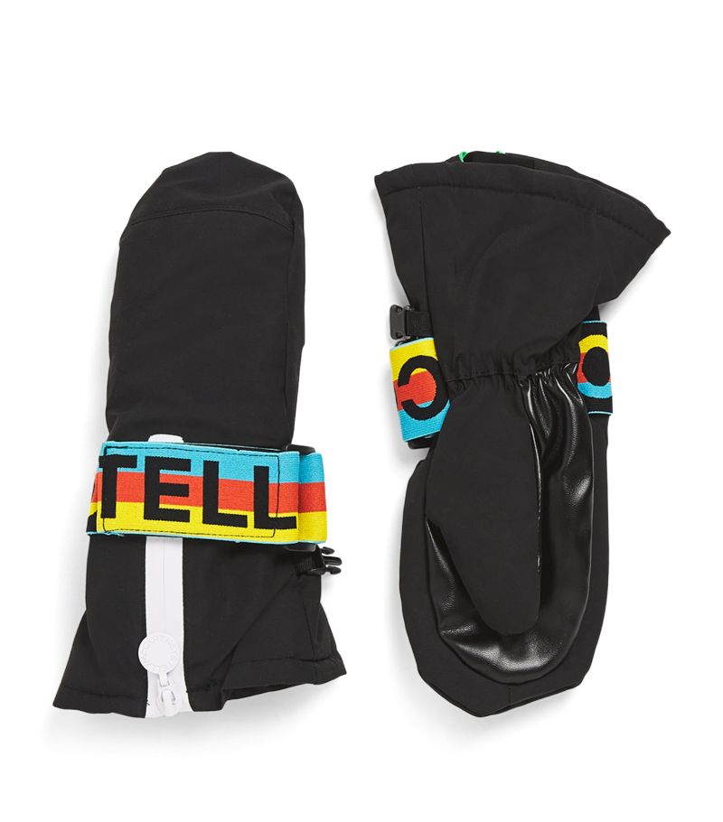 Stella McCartney Kids Stella Mccartney Kids Logo Padded Ski Gloves