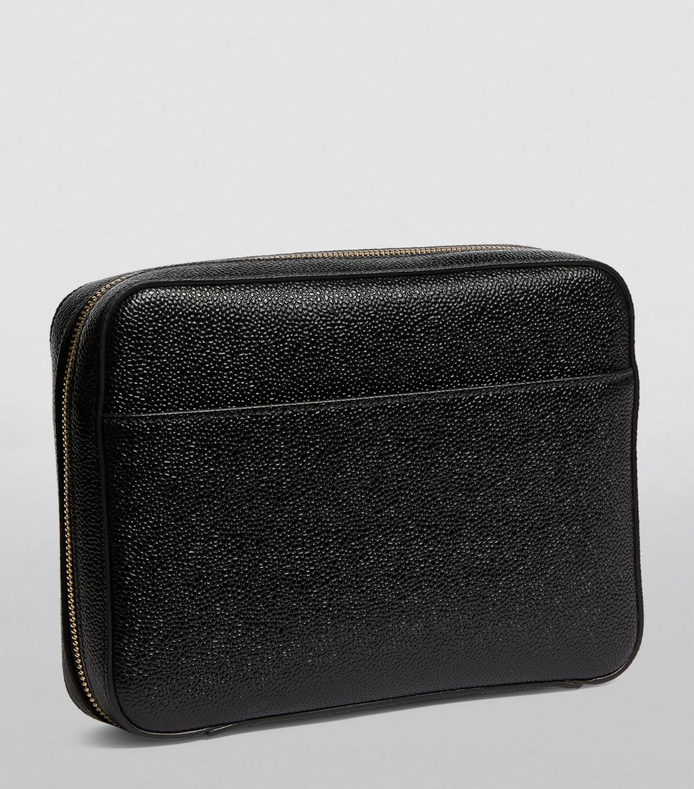 Thom Browne Thom Browne Grained Leather Dopp Kit