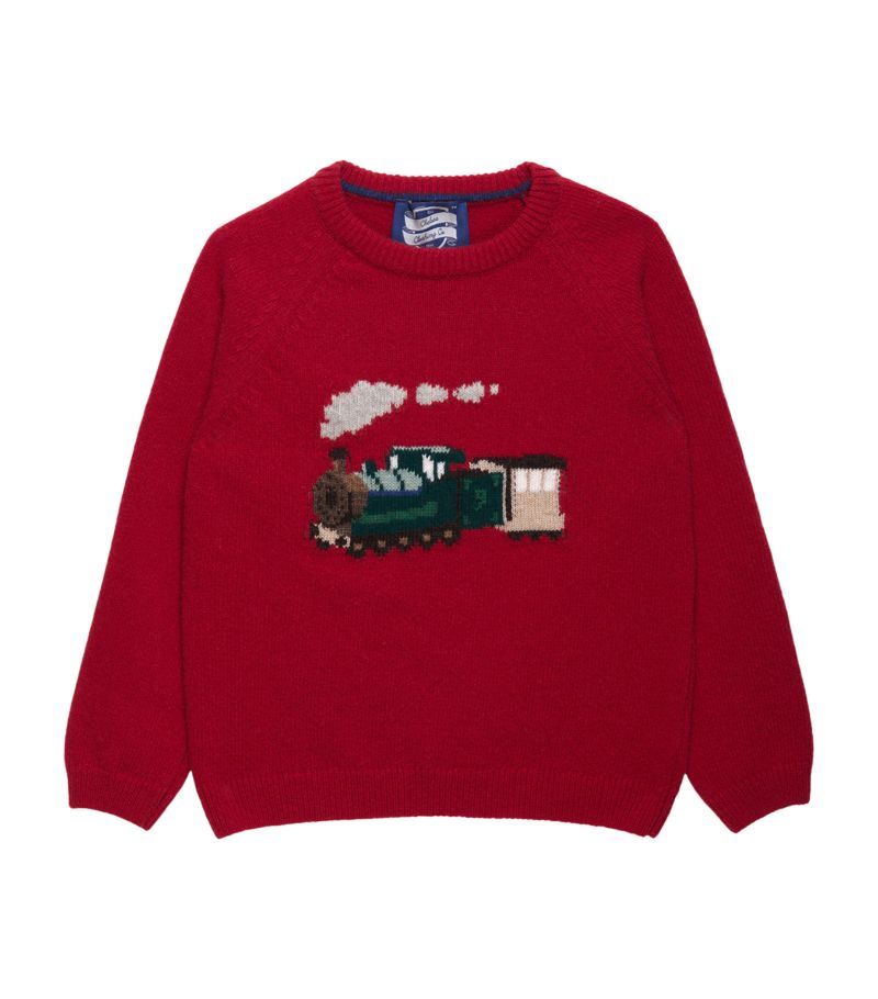 Trotters Trotters Wool-Blend Steam Train Sweater (6-11 Years)