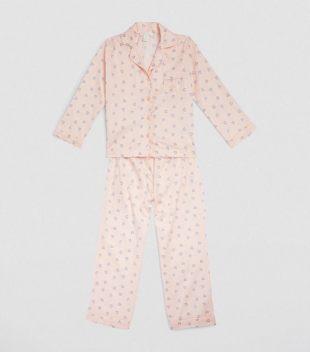 Marie-Chantal Marie-Chantal Heart Print Pyjama Set (2-12 Years)