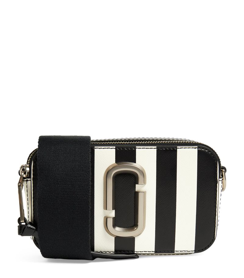 Marc Jacobs Marc Jacobs The Marc Jacobs Striped Snapshot Cross-Body Bag