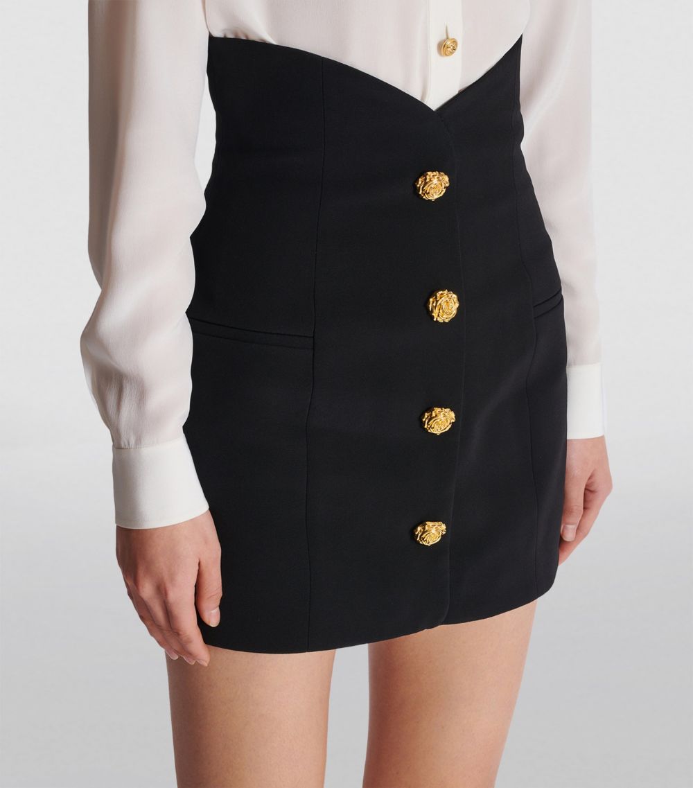 Balmain Balmain Button-Detail Tulip Mini Skirt