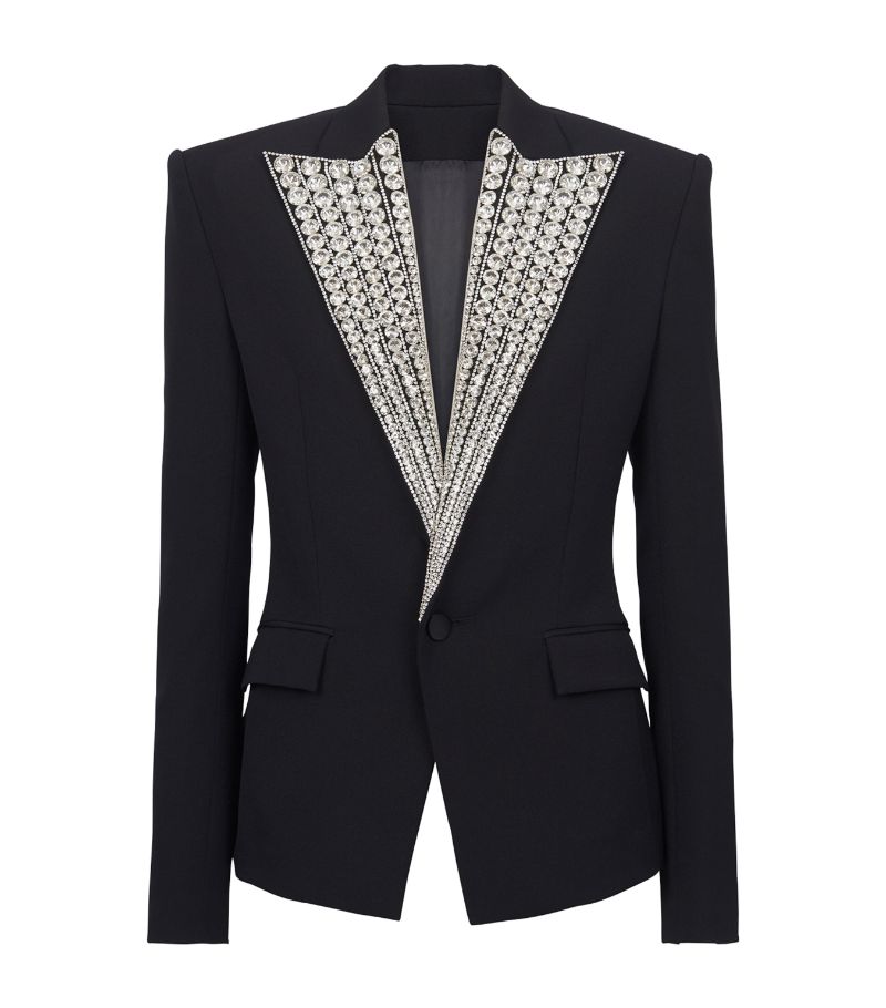 Balmain Balmain Crystal-Embellished Dinner Jacket