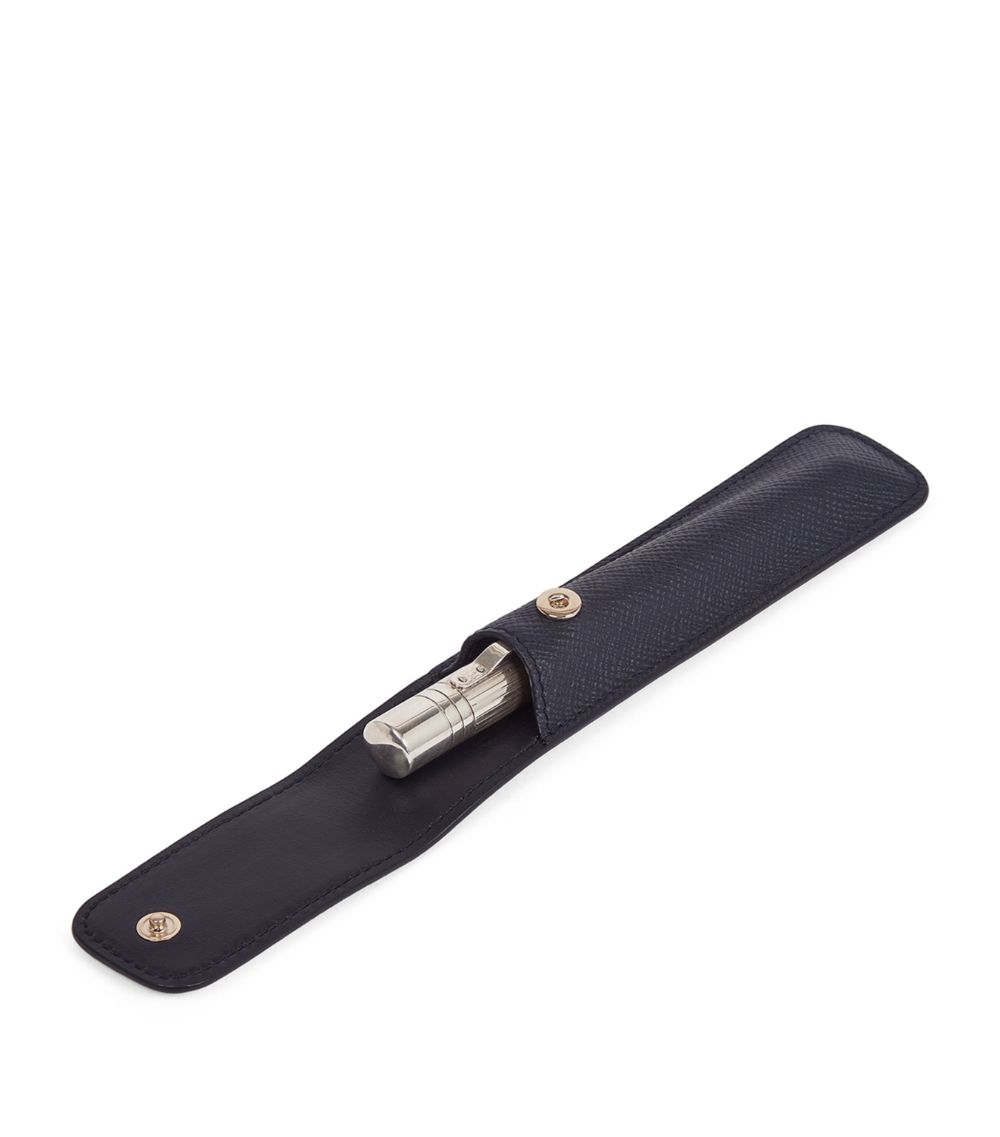 Smythson Smythson Panama Leather Pen Sleeve