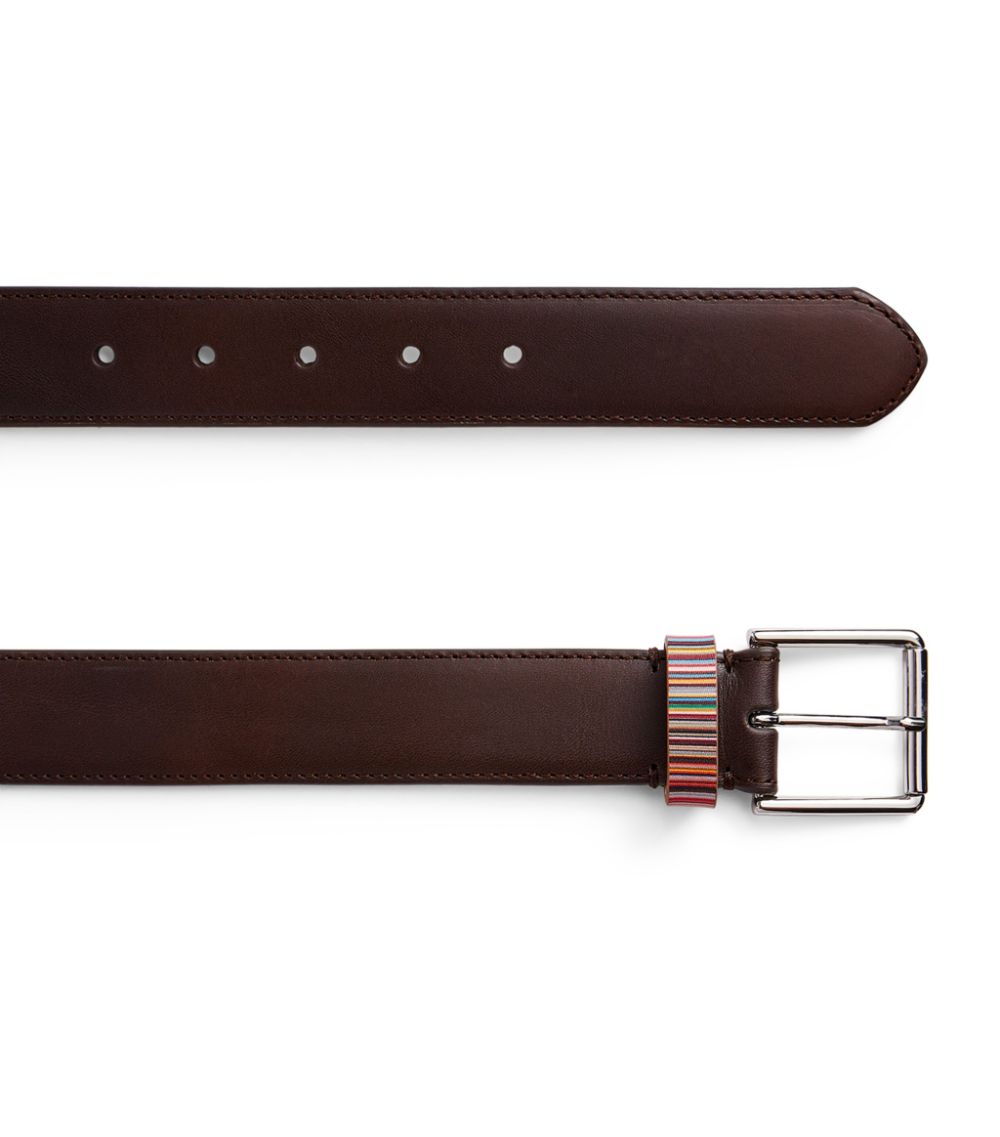 Paul Smith Paul Smith Leather Signature Stripe Belt