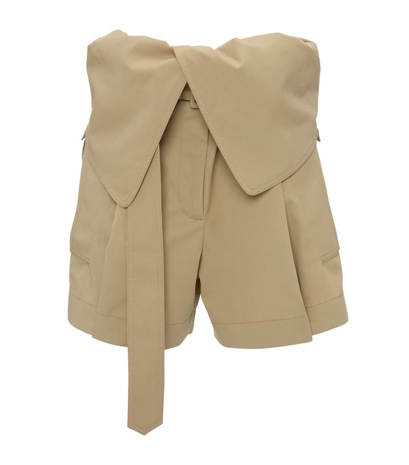 Jw Anderson Jw Anderson Fold-Over Trench Shorts