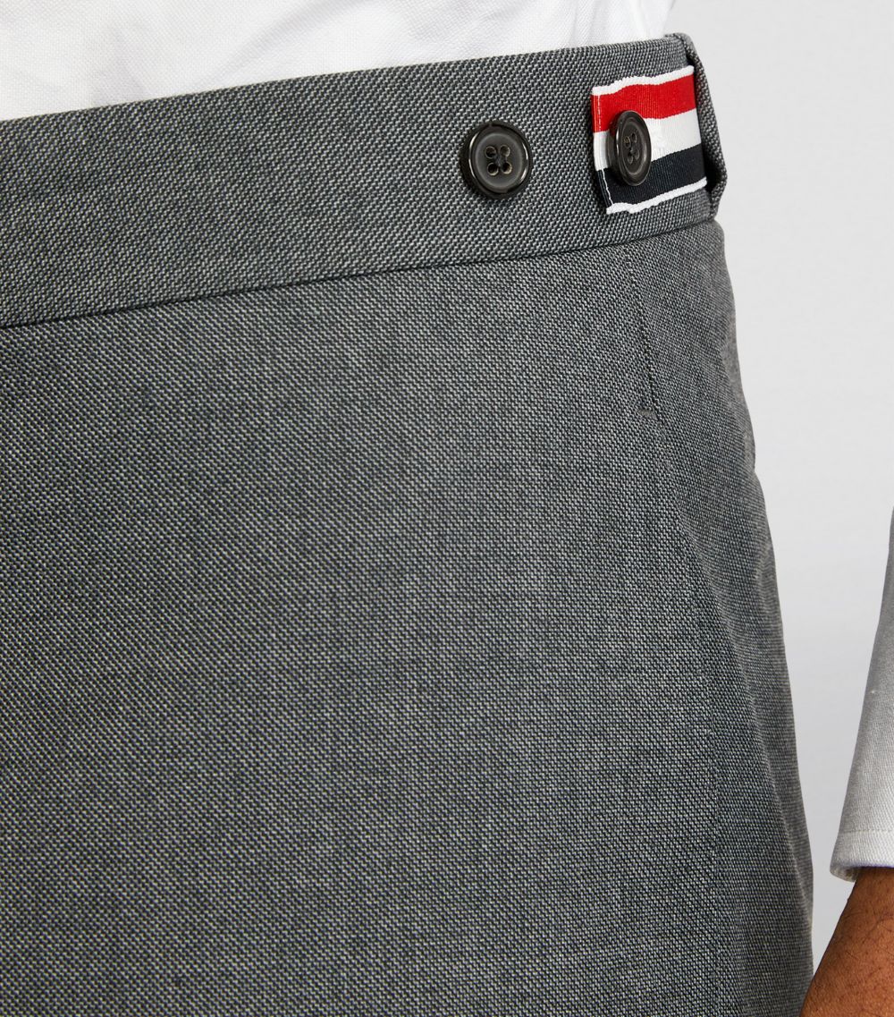 Thom Browne Thom Browne Wool 4-Bar Shorts