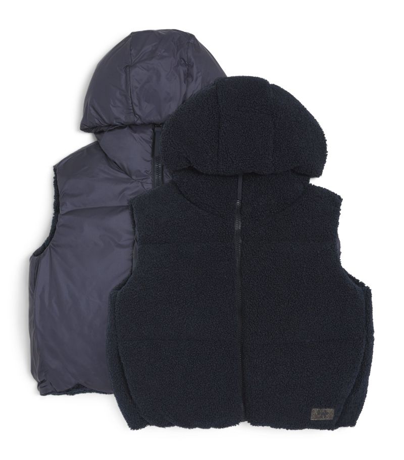 Il Gufo Il Gufo Reversible Hooded Gilet (3-12 Years)