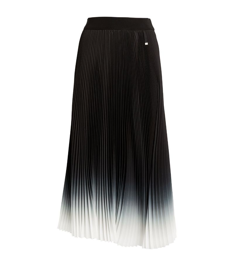 Herno Herno Ombré Pleated Midi Skirt