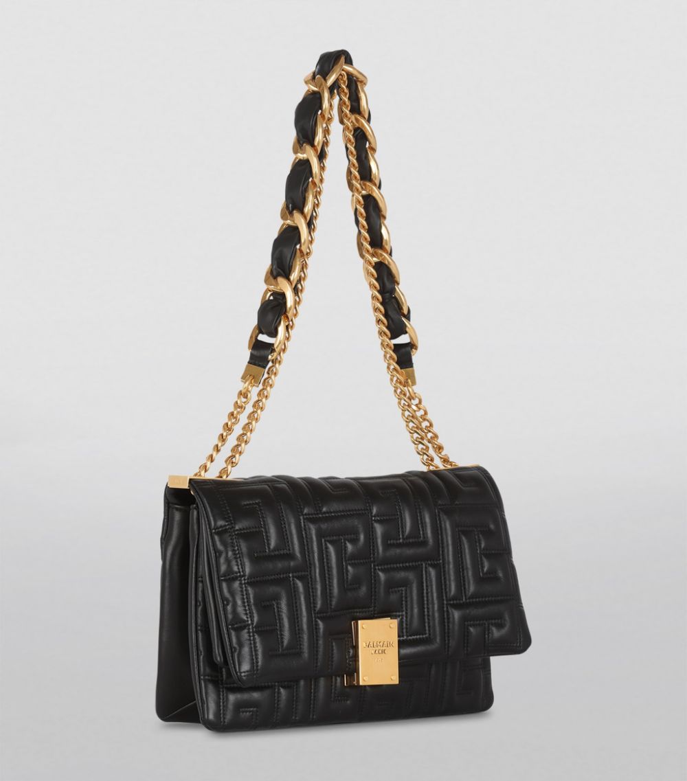 Balmain Balmain Medium Leather 1945 Shoulder Bag